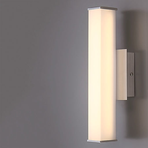 Eurofase Kelvin LED Wall Sconce, Aluminum/White