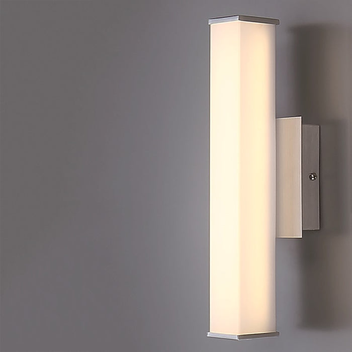 Eurofase Kelvin LED Wall Sconce, Aluminum/White