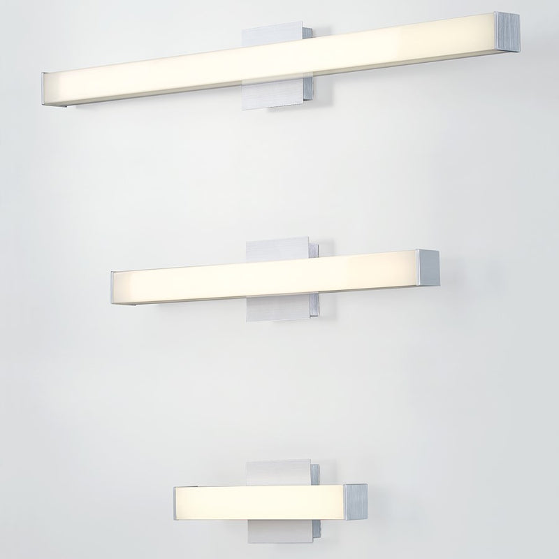 Eurofase Kelvin LED Wall Sconce, Aluminum/White