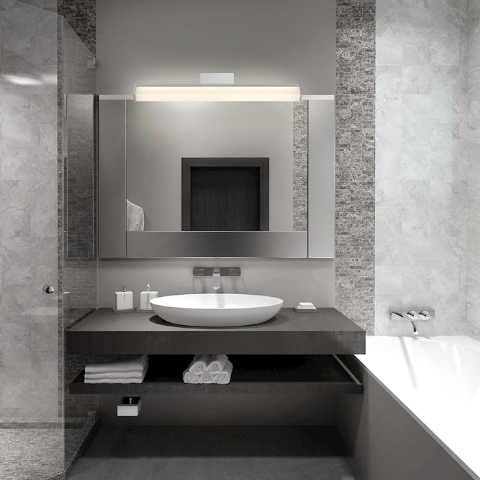 Eurofase Arco LED Wall Mount, Aluminum/White