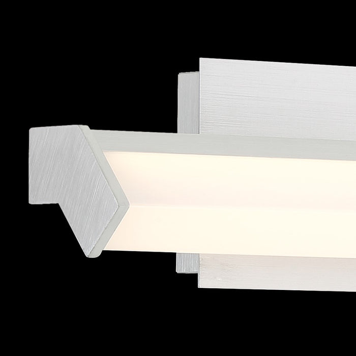 Eurofase Arco LED Wall Mount, Aluminum/White