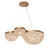 Eurofase Mondo 10-Light Chandelier, Antique Gold/Clear