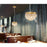 Eurofase Mondo 10-Light Chandelier, Antique Gold/Clear
