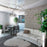 Eurofase Valley Large LED Pendant, Chrome/Opal White