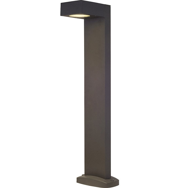 Eurofase Bollard, 1X7W, Led, 29.5", Graphite Grey