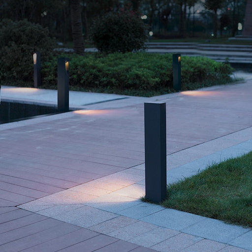 Eurofase Bollard, 1X7W, Led, 25.6", 140Lm, Graphite Grey