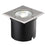 Eurofase Outdoor Square LED IngRound, Stainless Steel/Frost PC