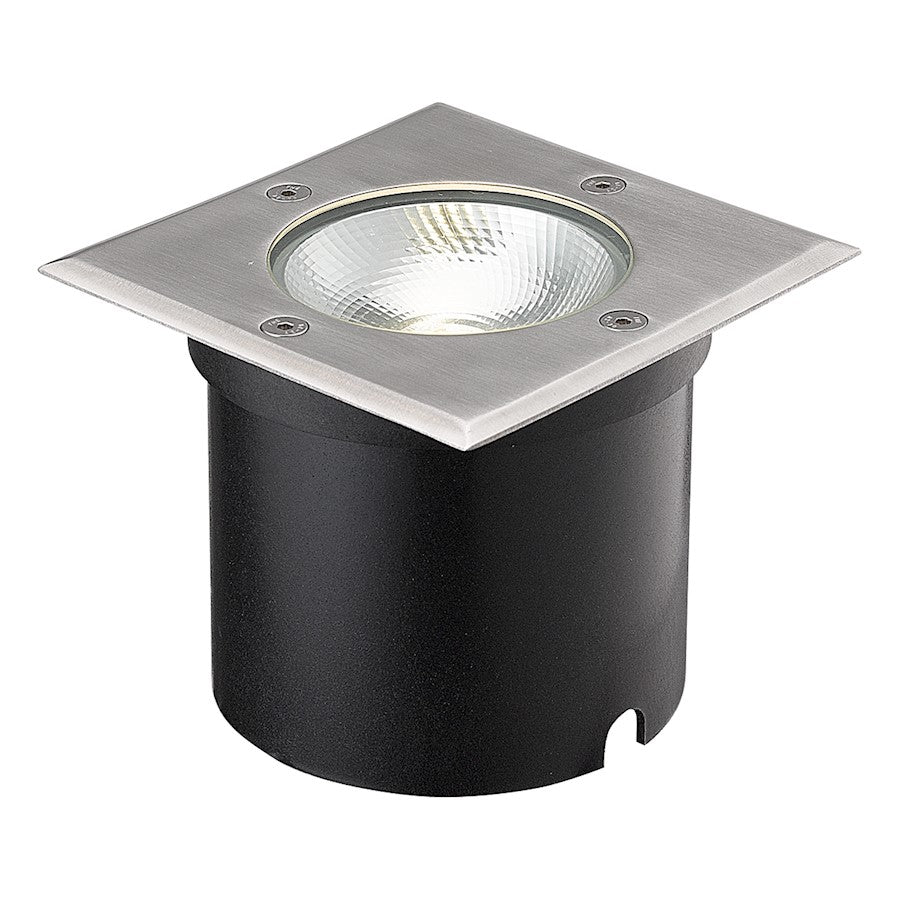 Eurofase Outdoor Square LED IngRound, Stainless Steel/Frost PC