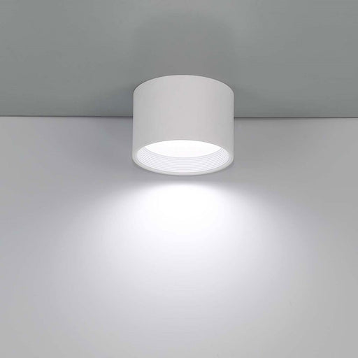 Eurofase Benton 1-Light LED Flushmount, White/Frosted