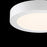 Eurofase Brant 1-Light LED Led Flushmount, Platinum/White