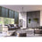Eurofase Bettino 1-Light Pendant, Black/Brass