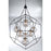 Eurofase Bettino 1-Light Pendant, Black/Brass