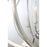 Eurofase Amherst 6-Light Oval Chandelier, Polished Nickel/White