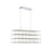 Eurofase Linwood Rectangular LED Chandelier, Chrome/Frosted