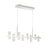 Eurofase Netto Linear LED Chandelier, Chrome/Clear