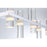 Eurofase Netto Linear LED Chandelier, Chrome/Clear