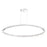 Eurofase Scoppia Oval LED Chandelier, Chrome/Clear