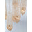 Eurofase Cascata 1-Light Pendant, Polished Gold/Amber