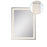 Eurofase Rectangular Back-Lit LED Mirror, Chrome/Frost PC