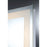 Eurofase Rectangular Back-Lit LED Mirror, Chrome/Frost PC