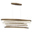 Eurofase Bobina Small Oval Chandelier, Bronze/Wood