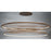 Eurofase Bobina Small Oval Chandelier, Bronze/Wood