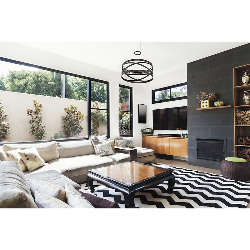 Eurofase Avita Small LED Pendant, Oil Rubbed Bronze/Bronze