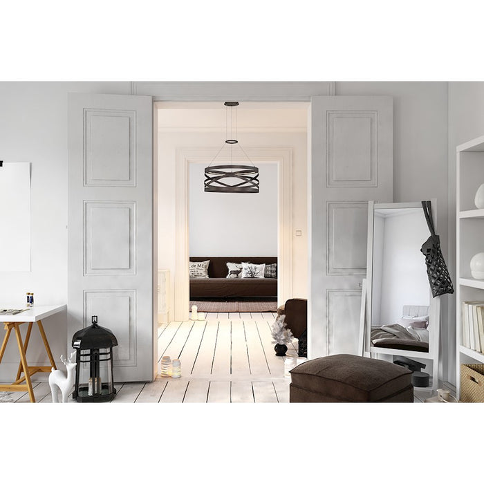 Eurofase Avita Small LED Pendant, Oil Rubbed Bronze/Bronze
