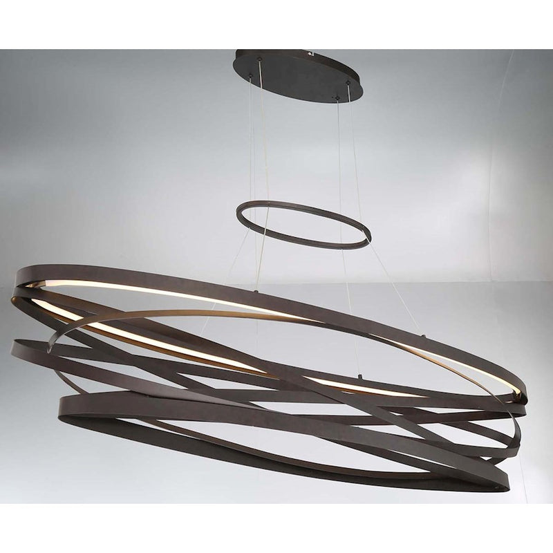 Eurofase Avita Small LED Pendant, Oil Rubbed Bronze/Bronze