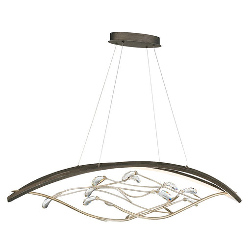 Eurofase Basilica Oval LED Chandelier, Oil Rubbed Bronze/Clear