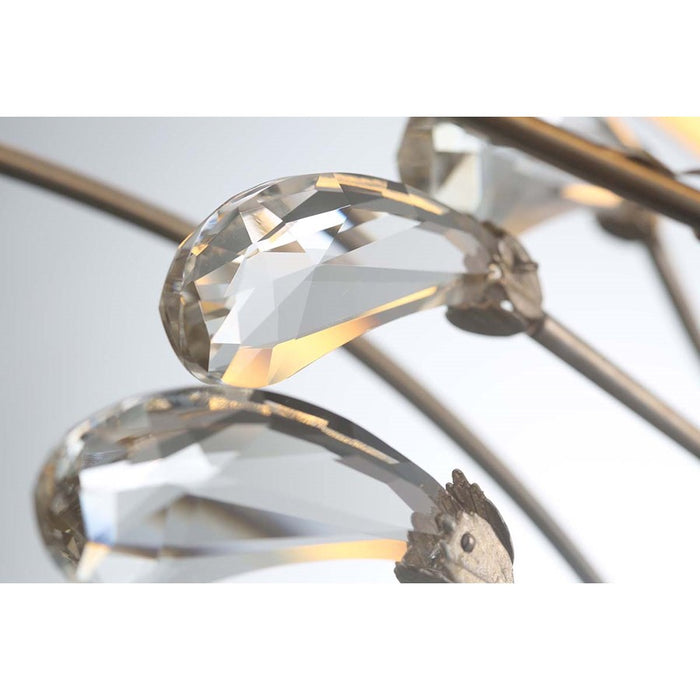 Eurofase Basilica Oval LED Chandelier, Oil Rubbed Bronze/Clear