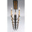 Eurofase Rado 2-Light Wall Sconce, Black/Black/Brass