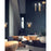 Eurofase Rado 2-Light Wall Sconce, Black/Black/Brass