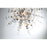 Eurofase Bonazzi 12-Light Chandelier, Chrome/Smoke/Clear/Frosted