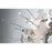 Eurofase Bonazzi 12-Light Chandelier, Chrome/Smoke/Clear/Frosted