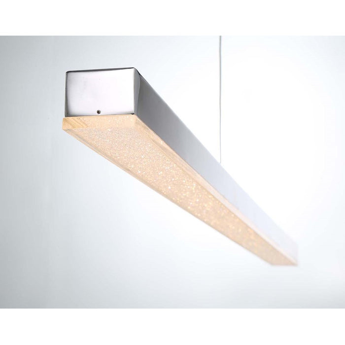 Eurofase Santi LED Wall Sconce, Chrome/Clear