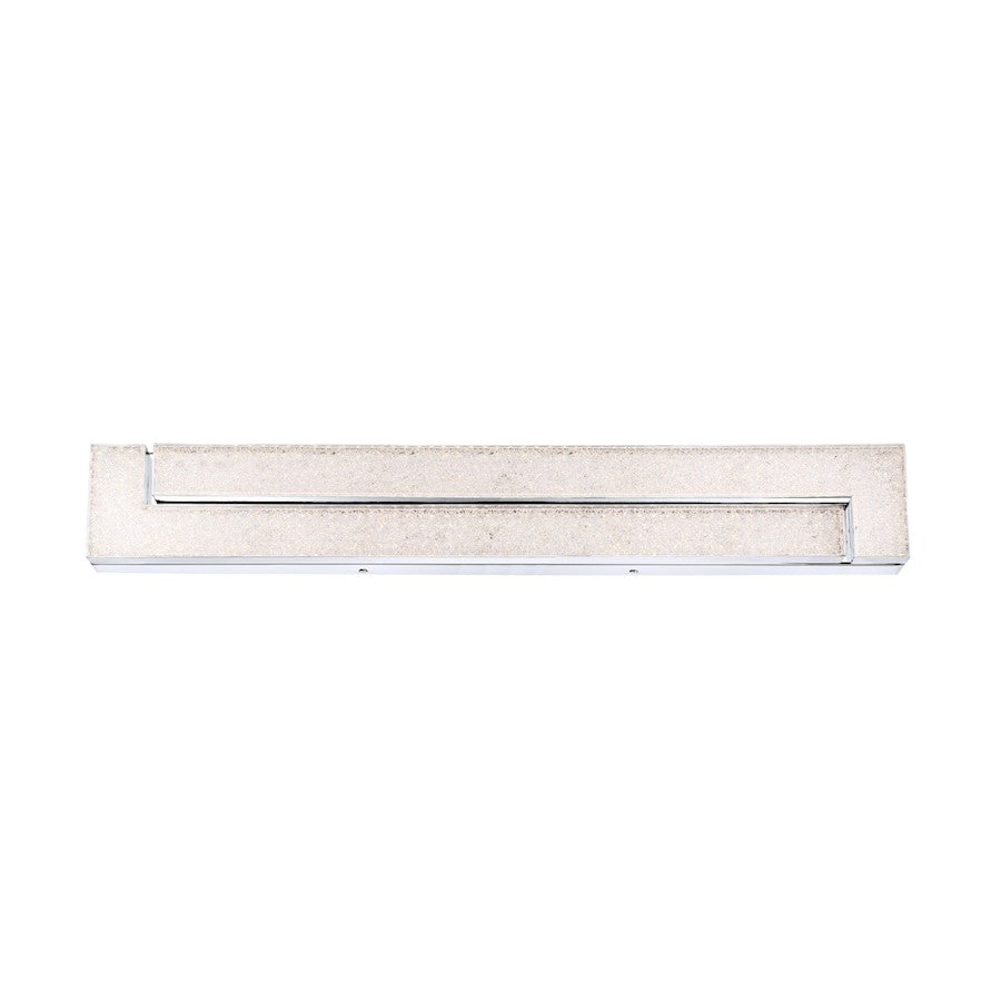Eurofase Santi LED Wall Sconce, Chrome/Clear