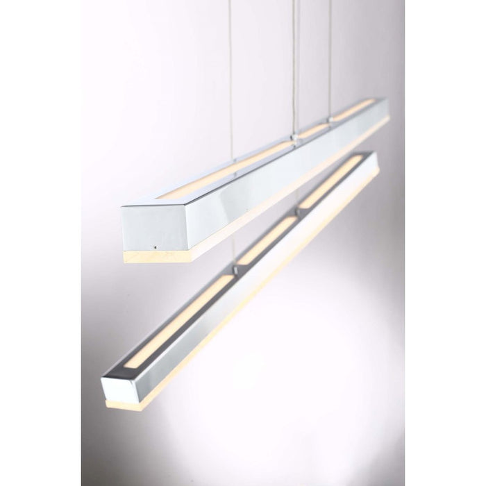Eurofase Santi LED Wall Sconce, Chrome/Clear