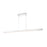 Eurofase Santi Linear LED Chandelier, Chrome/Clear