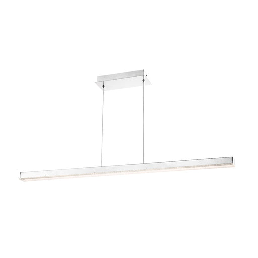 Eurofase Santi Linear LED Chandelier, Chrome/Clear