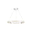 Eurofase Fanton Large LED Chandelier, Chrome/Frosted