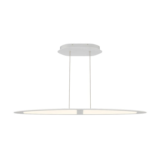 Eurofase Ormont Linear LED Chandelier, Brushed Nickel/Frosted