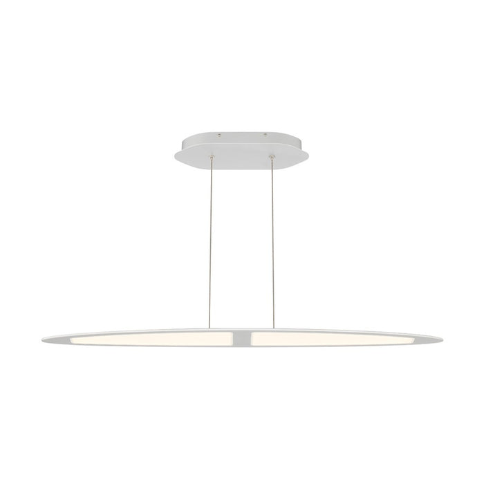 Eurofase Ormont Linear LED Chandelier, Brushed Nickel/Frosted