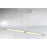 Eurofase Ormont Linear LED Chandelier, Brushed Nickel/Frosted