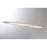 Eurofase Ormont Linear LED Chandelier, Brushed Nickel/Frosted