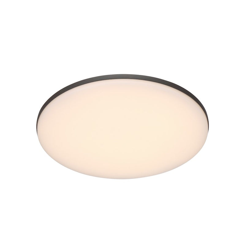 Eurofase Outdoor Round LED Surface Mount, Graphite Grey/Frosted