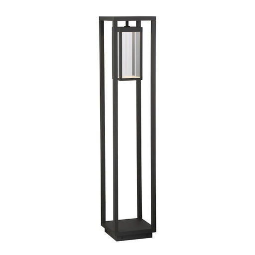 Eurofase Small LED Bollard, Graphite Grey/Clear