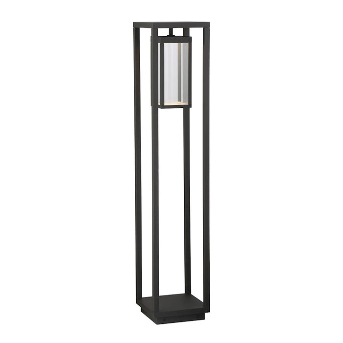 Eurofase Small LED Bollard, Graphite Grey/Clear