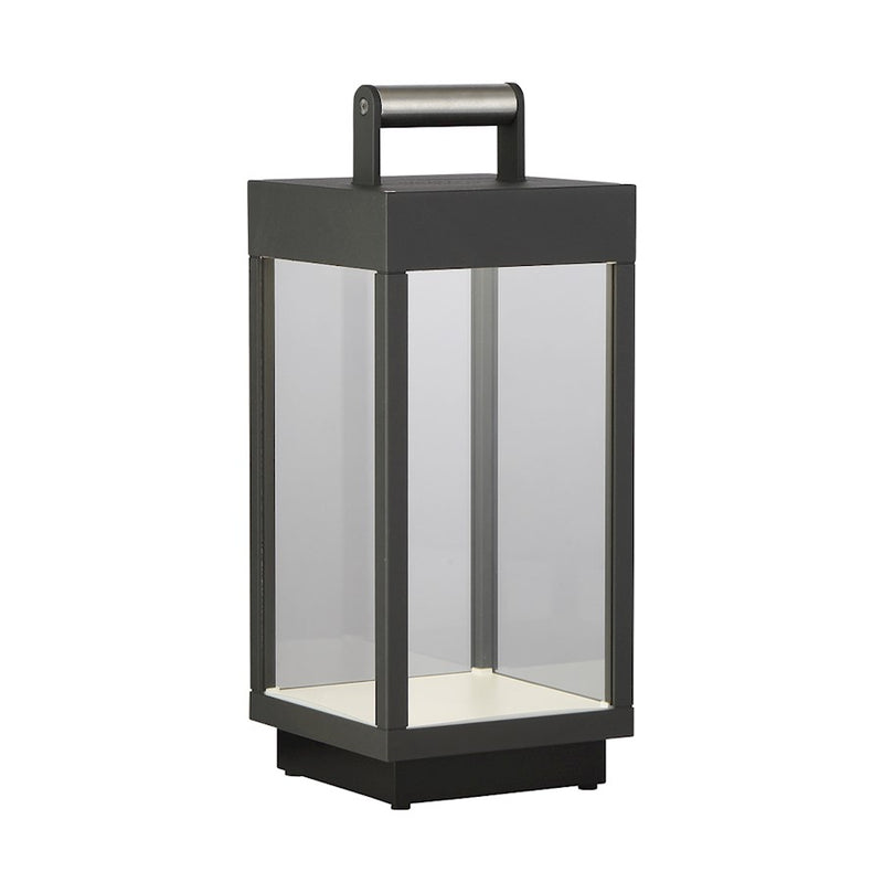 Eurofase Outdoor 1-Light Outdoor Portable, Graphite Grey/Clear