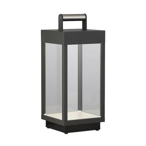 Eurofase Outdoor 1-Light Outdoor Portable, Graphite Grey/Clear